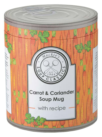 BIA INTERNATIONAL 2-delige set: mokken ''Mackie's Soup - Carrot & Coriander'' oranje - 650 ml