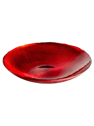 Anton Studio Designs Miska dekoracyjna "Crimson Comet" w kolorze czerwonym - Ø 39,5 cm