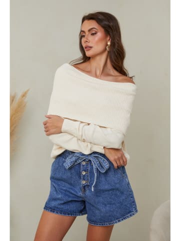 So Cachemire Pullover "Kaba" in Creme