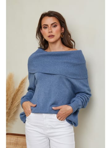 So Cachemire Pullover "Kaba" in Blau