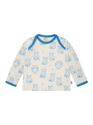 loud + proud Longsleeve wit/blauw