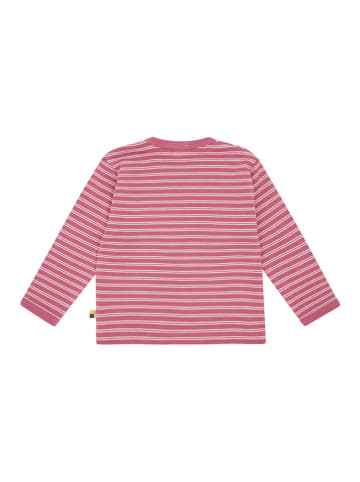 loud + proud Longsleeve in Rot/ Weiß