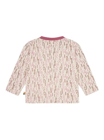 loud + proud Longsleeve in Beige/ Rot