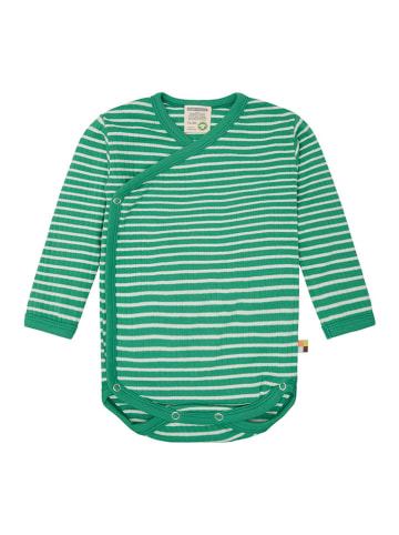 loud + proud Body w kolorze zielono-białym