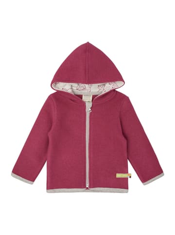 loud + proud Wollen fleece vest rood