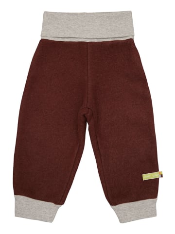 loud + proud Wollen sweatbroek bruin/grijs