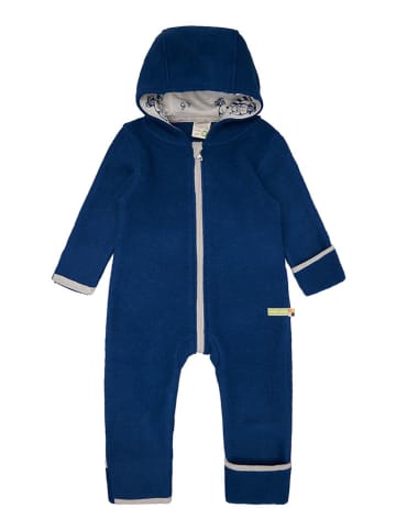 loud + proud Wollfleece-Overall in Dunkelblau