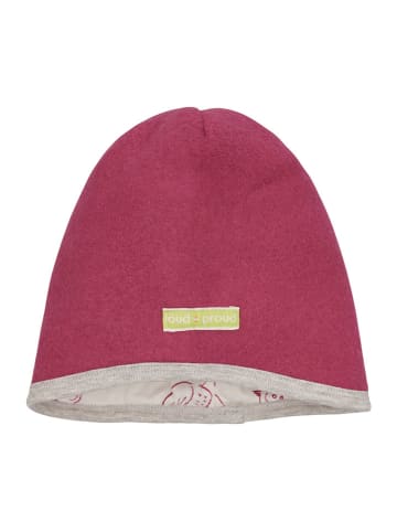 loud + proud Wollen muts rood