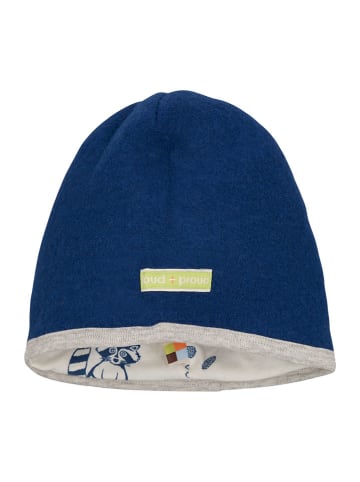 loud + proud Wollen muts blauw