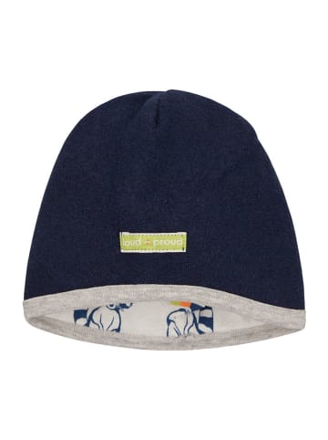 loud + proud Wollen muts donkerblauw
