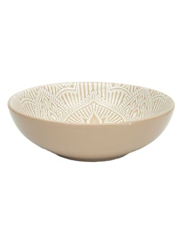 Ethnical Life 6er-Set: Suppenteller ''Sahara'' in Beige - Ø 18,5 cm