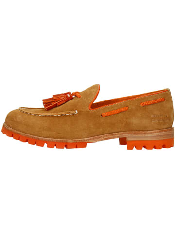 MELVIN & HAMILTON Leren mocassins "Regine 19" lichtbruin
