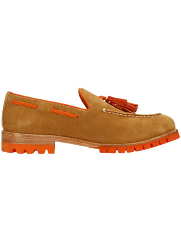 MELVIN & HAMILTON Leren mocassins "Regine 19" lichtbruin
