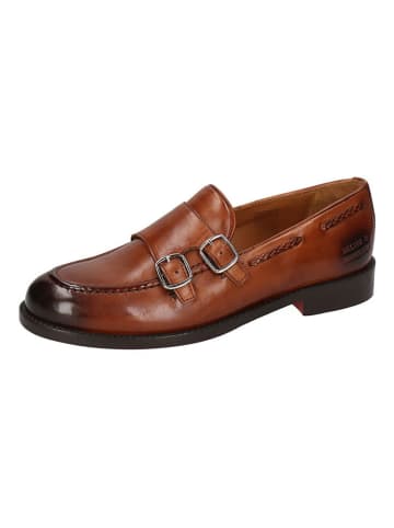 MELVIN & HAMILTON Leren mocassins "Regine 22" lichtbruin