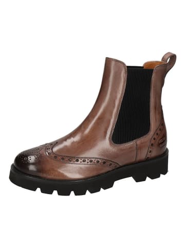 MELVIN & HAMILTON Leder-Chelsea-Boots "Jade 8" in Braun/ Anthrazit