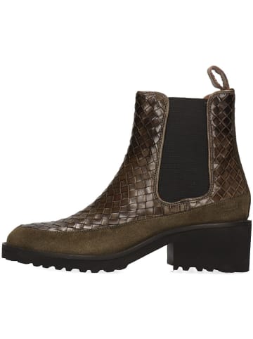 MELVIN & HAMILTON Leder-Chelsea-Boots "Abigail 1" in Khaki