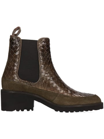 MELVIN & HAMILTON Leder-Chelsea-Boots "Abigail 1" in Khaki