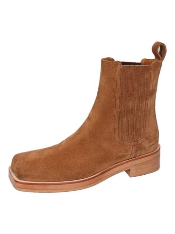 MELVIN & HAMILTON Leder-Chelsea-Boots "Sadie 1" in Hellbraun