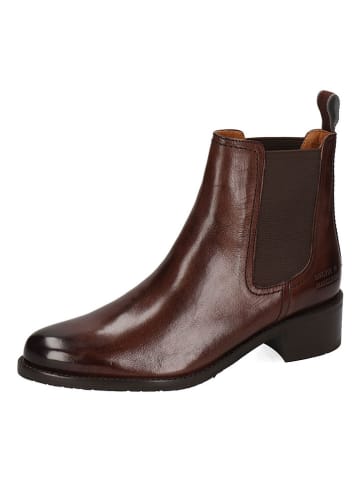 MELVIN & HAMILTON Leren chelseaboots "Kaya 1" bruin