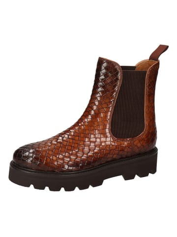 MELVIN & HAMILTON Leder-Chelsea-Boots in Braun