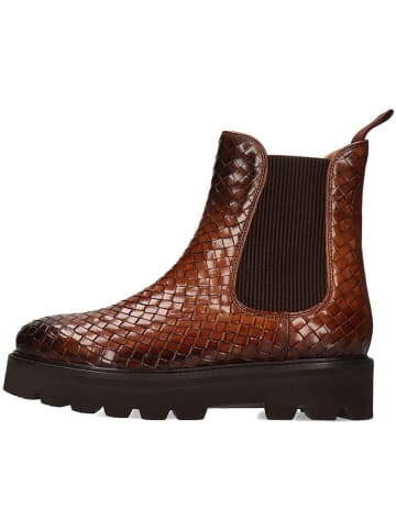 MELVIN & HAMILTON Leder-Chelsea-Boots in Braun