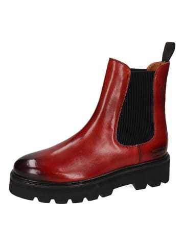 MELVIN & HAMILTON Leren chelseaboots rood