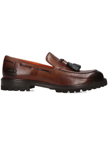 MELVIN & HAMILTON Leder-Mokassins "Regine 2" in Braun