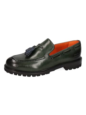 MELVIN & HAMILTON Leren mocassins "Regine 2" groen