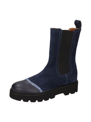 MELVIN & HAMILTON Leder-Chelsea-Boots in Dunkelblau