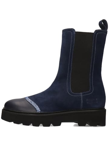 MELVIN & HAMILTON Leder-Chelsea-Boots in Dunkelblau
