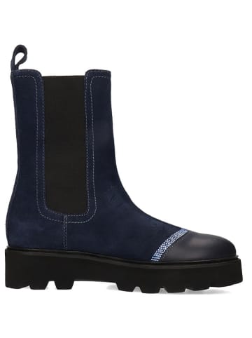 MELVIN & HAMILTON Leder-Chelsea-Boots in Dunkelblau