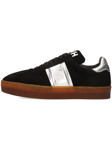 MELVIN & HAMILTON Skórzane sneakersy "Amira 1" w kolorze srebrno-czarnym