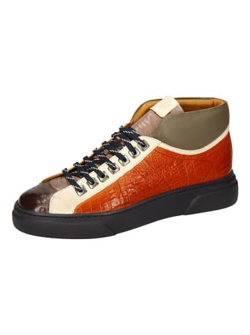 MELVIN & HAMILTON Skórzane sneakersy "Harvey 13" ze wzorem