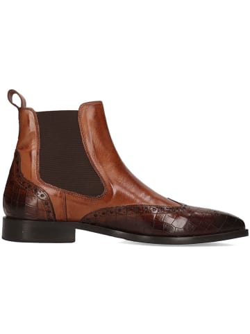 MELVIN & HAMILTON Leren chelseaboots "Alex 9" lichtbruin/bruin
