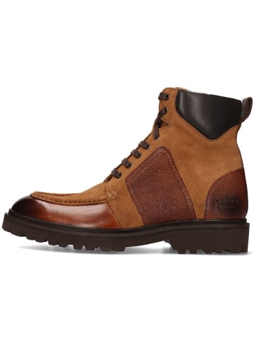 MELVIN & HAMILTON Leren boots "George 1" lichtbruin/bruin
