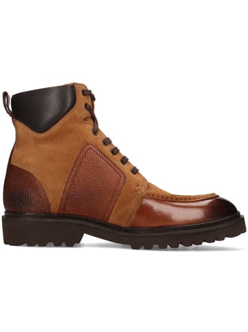 MELVIN & HAMILTON Leren boots "George 1" lichtbruin/bruin
