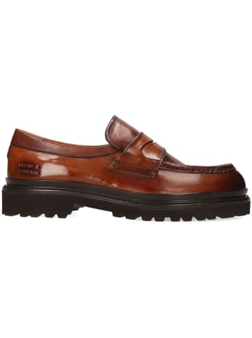 MELVIN & HAMILTON Leren mocassins "Matteo 1" bruin