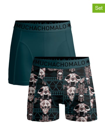 Muchachomalo Bokserki (2 pary) w kolorze niebieskim