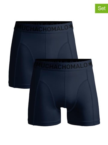 Muchachomalo 2er-Set: Boxershorts in Dunkelblau