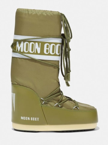 Moon Boot Kozaki zimowe "Icon" w kolorze khaki