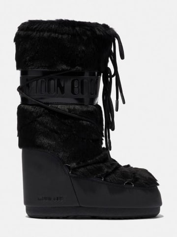 Moon Boot Kozaki zimowe "Icon" w kolorze czarnym