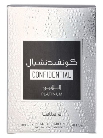 Lattafa Confidential Platinum - eau de parfum, 100 ml