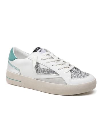 Sixth Sens Sneakers in Weiß/ Silber