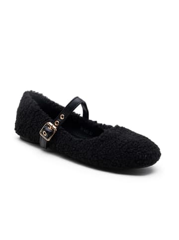 Foreverfolie Ballerinas in Schwarz