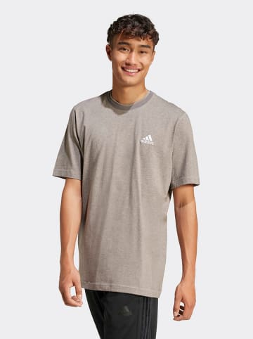adidas Koszulka w kolorze szarobrązowym