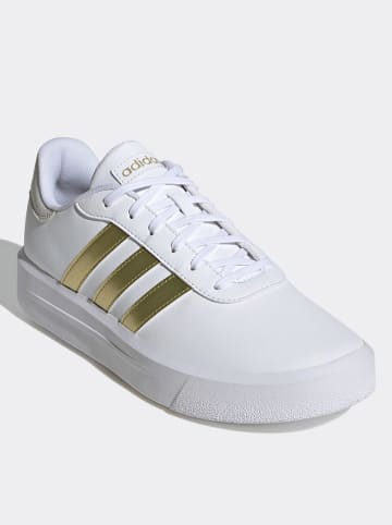 adidas Sneakers in Weiß/ Gold