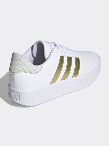 adidas Sneakers in Weiß/ Gold