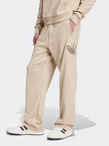 adidas Spodnie dresowe w kolorze beżowym