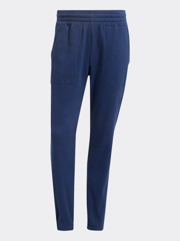 adidas Spodnie dresowe w kolorze granatowym