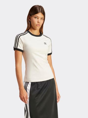 adidas Koszulka w kolorze kremowo-czarnym